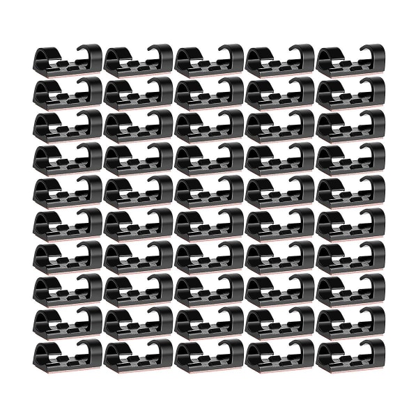 30 stycken kabelklämmor, kabelhållare med självhäftande botten, set för skrivbord, power , USB laddarkabel, laddare och Audi null none