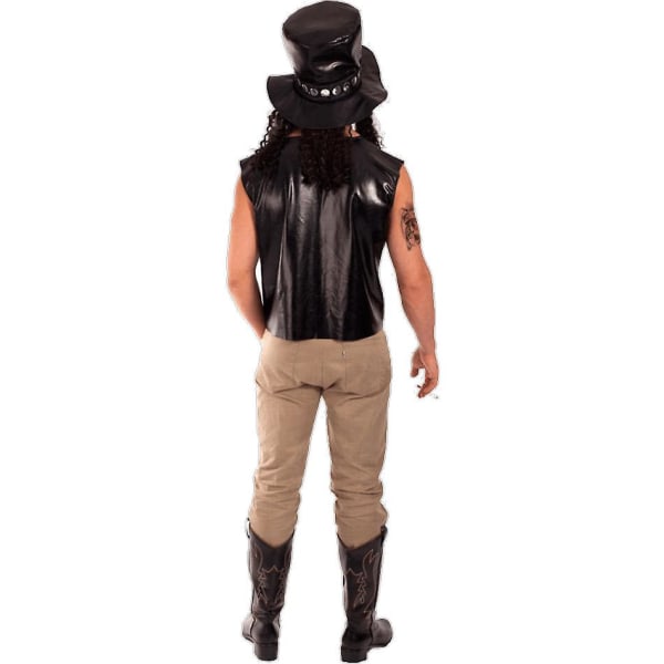 Orion Kostymer Herr Guns N' Roses Slash Rock 80-tals Fancy Dress Kostym Black none