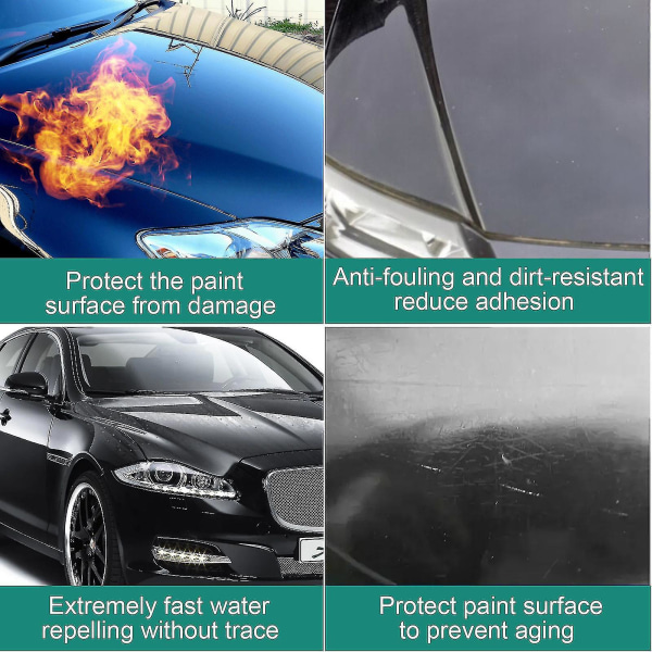Rayhong Automotive Keramisk Kristallbeläggning Polering Billack Lack Ytsanering anti-scratch Vattenavvisande Rengöring Car Coati null none