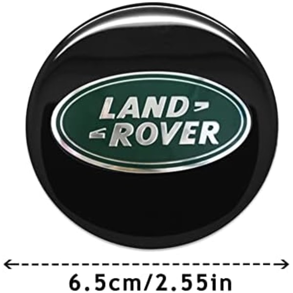 4st Hjul Center Caps Sticker för Ford ST, Svart Aluminium Hjul Center Hub Covers Sticker, 56mm/2.22&#39;&#39; forlan-dro-ver-green