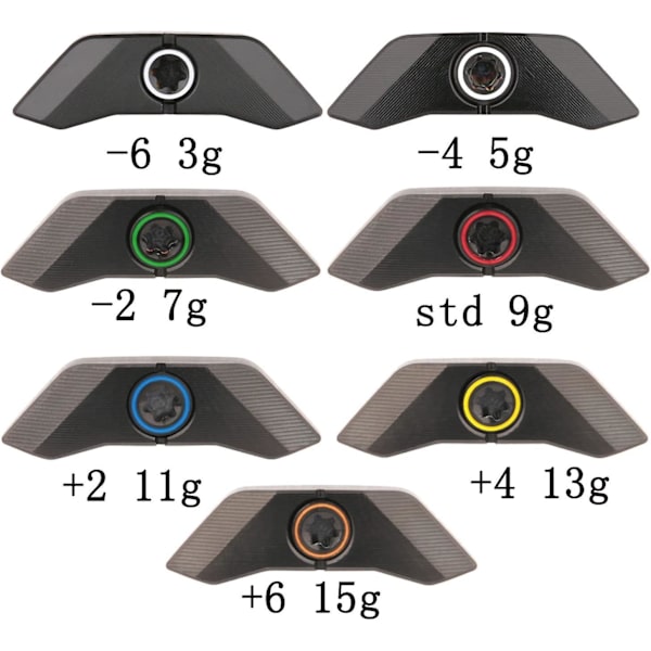 Golfklubba vikt kompatibel med 2022 Titleist Tsr2 Tsr4 Driver Tsr 2 Tsr2+ Fairway Club Heads 1 set 3g,5g,7g,9g,11g,13g,15g null none