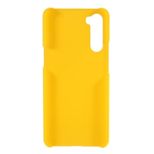 Gummierat hårt Pc- phone case till Oneplus Nord Yellow