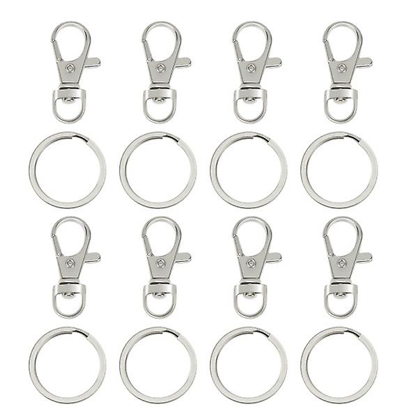 60st Väska Spänne Metall Nyckelringar Nyckelring Tillbehör Zinklegering Nyckelring Spänne (slim) Silver M
