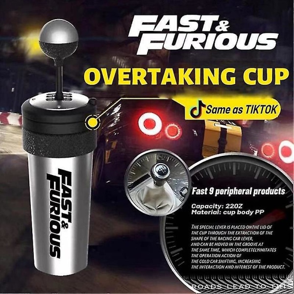 Fast And Furious 9 Shift Overtaking Cup Speed 9 Straw Cup null none