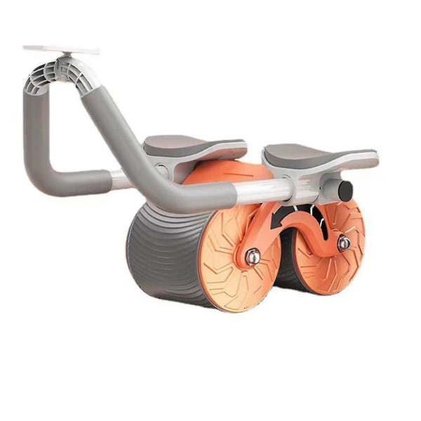 Abdominal Roller Automatisk Rebound Träning Magmuskel Artefakt Träning Fitness Hushåll orange