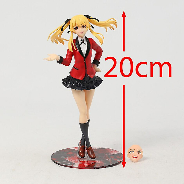Kakegurui 2:a säsongen Mary Saotome Jabami Yumeko 1/8 Skala Pvc Figur Samlarmodell Leksak Meari no box