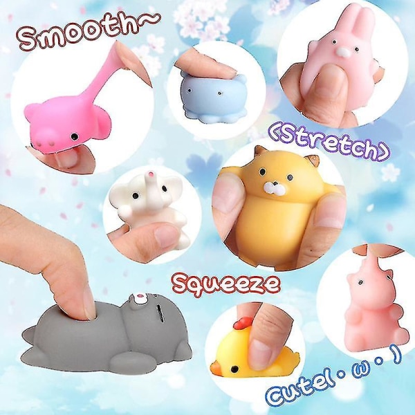 Stressbollar för barn, 10-50 slumpmässiga bitar, Kawaii, stress relief 30pcs