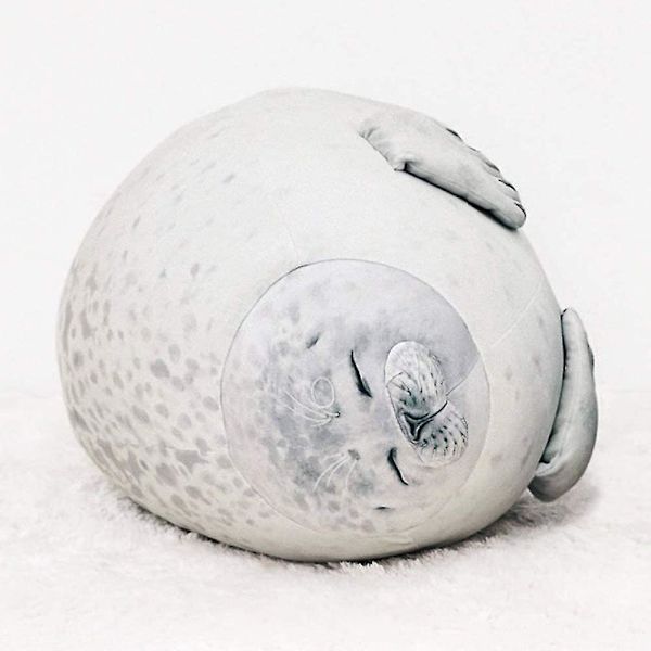 Seal Kudde 30cm Söt Chubby Seal Plyschleksak Gosedjur null none