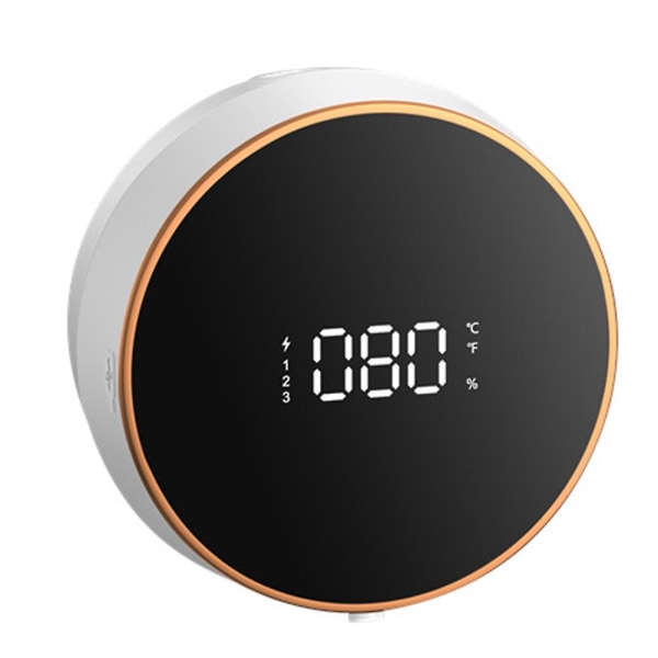 Automatisk skumtvåldispenser Väggmonterad digital displaytvålmaskin Infraröd rörelsesensor Tvålautomat White