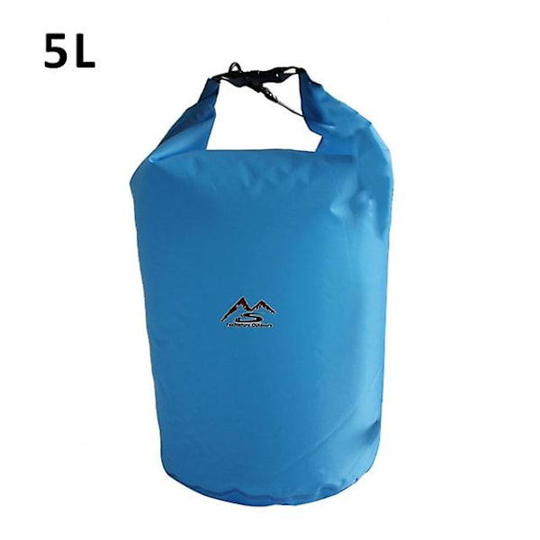 Utomhus torr vattentät väska torr väska säck Vattentät flytande torr väskor för båtliv Fiske Forsränning Simning 5l/10l/20l/40l/70 C Blue-5L