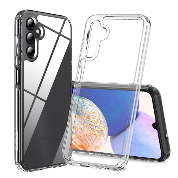 Elegant Choise phone case för Samsung Galaxy A14 5G Stötsäkert mjukt TPU- cover, genomskinligt