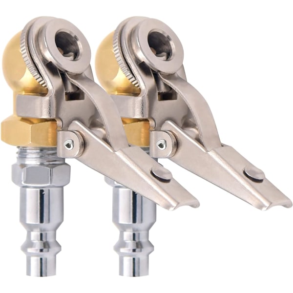 SAFELIFE 1/4&#34; FNPT kulfotsluftchuck med klämma, lastbilsslangverktyg för bildäck, clip-on kulinflator luftchuck luftkompressortillbehör