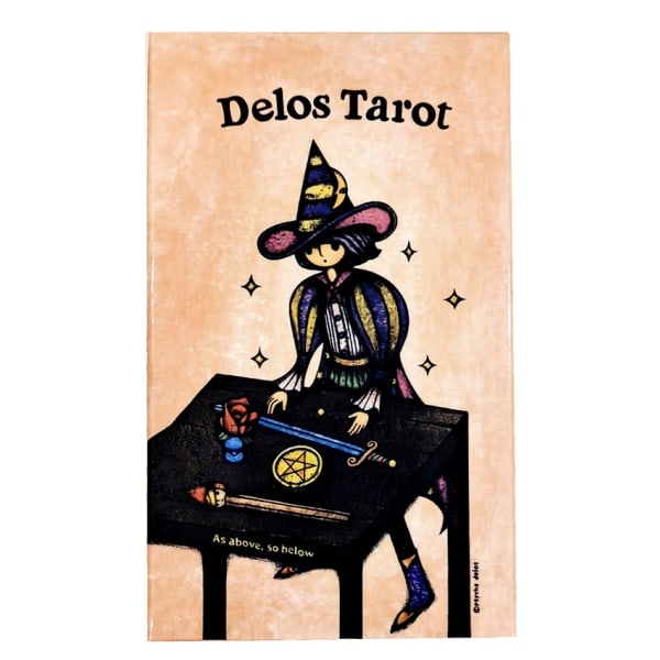 Delos Tarot Pocket Deck Divination Cards