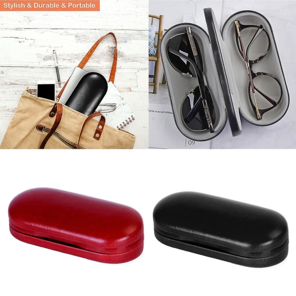 Dubbellagers case Portabelt case Case Red Without mirror  2