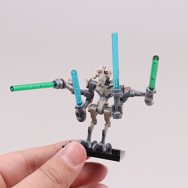 Anime Star Wars General Grievous Model Monterade byggstenar Barnleksaker Present Brown A2