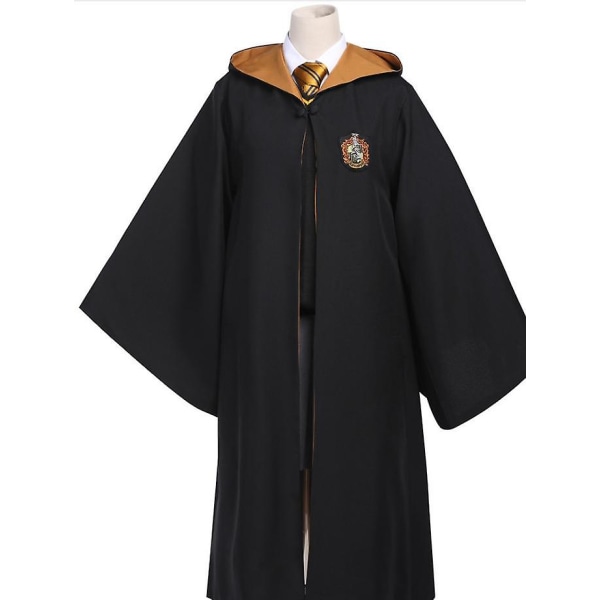 Barn Pojke Tjej Trollkarl Harry Potter Fancy Dress Kappa Kostym Cosplay Halloween Kostym Karneval Kostym yellow 145cm(9-10 Years)