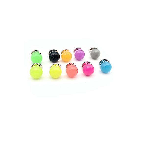 25st Button Dress Stud Cover Up Button Pin Funny Button Assorted Color M