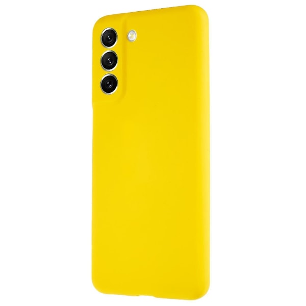 För Samsung Galaxy S21 FE 5G anti-scratch Mobiltelefon Cover Matt Flexibelt TPU phone case Yellow none