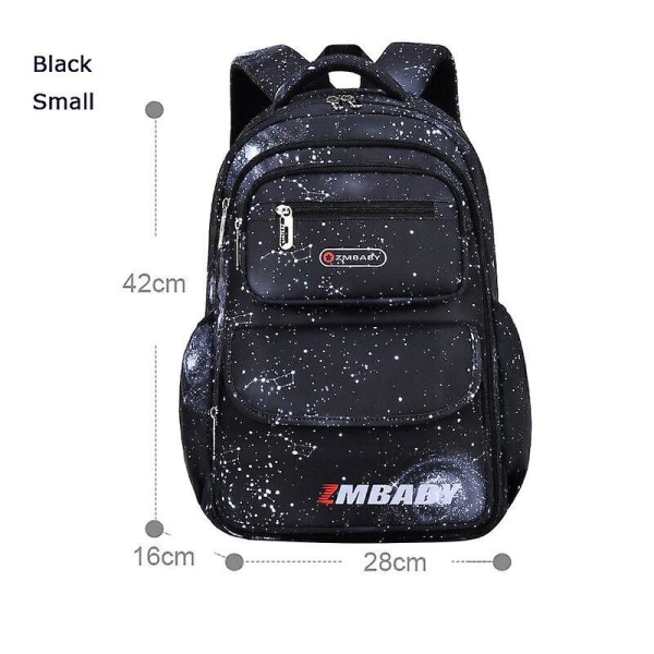 Barn ortopedi skolväskor barn ryggsäck i grundskoleväska för flickor pojkar vattentäta ryggsäckar bokväska mochila Black small none