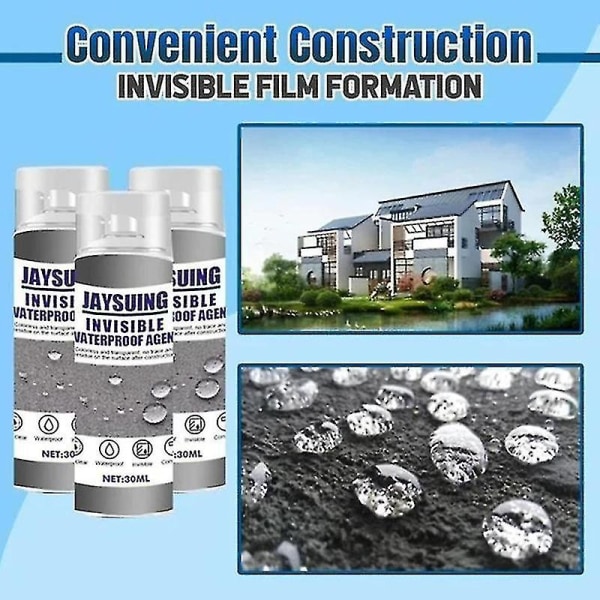 Superstark limning Spray Vattentätning Omedelbart tätning Reparera trasiga ytor för 1PCS