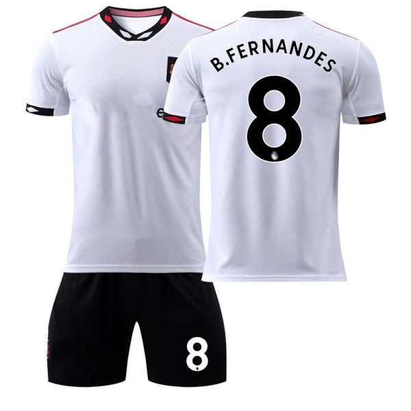 Manchester United Jersey 22 23 Fotbollströja NO.8 B. Fernandes 20(115-125cm)