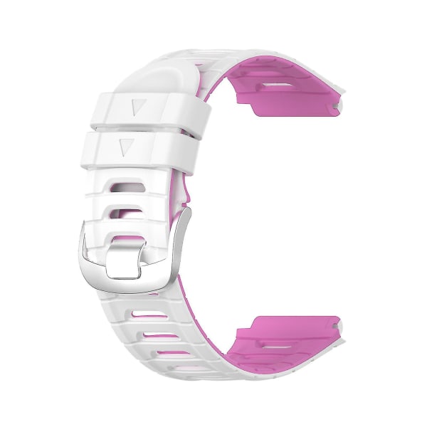 Watch Mjukt justerbart silikon Bekvämt watch för Garmin 920xt White and Pink none