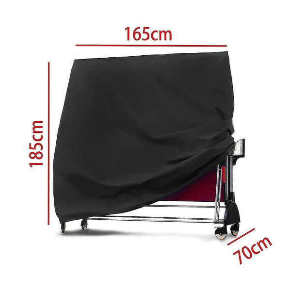 Cover 165x70x185cm Black