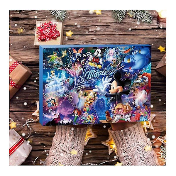 Anime Disney Lilo & Stitch Alloy Berlock Tillbehör Jul Adventskalender Armband Halsband Prydnadsföremål DIY Smycken Countdown Calendar-Y3 A