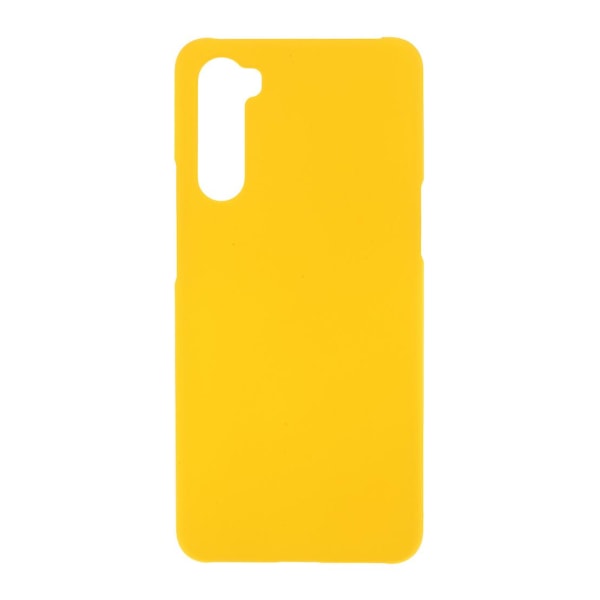 Gummierat hårt Pc- phone case till Oneplus Nord Yellow