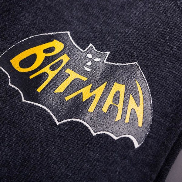 Barn Batman träningsoverall Set Sport Raglan långärmad hoodie byxor Outfit Dark Grey 4-5 Years