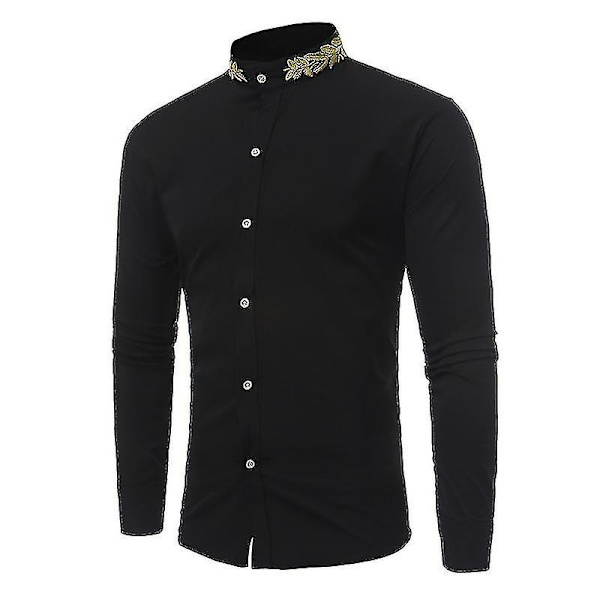 Höstvinter långärmad skjorta Black XL
