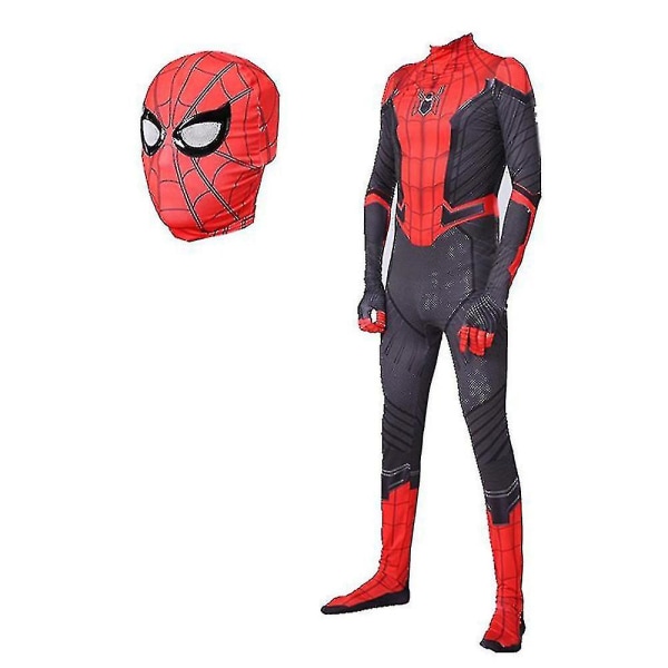 Kids Spider-man Far From Home Jumpsuit Spiderman Cosplay Halloween Fancy Costume-c 7-9 Years