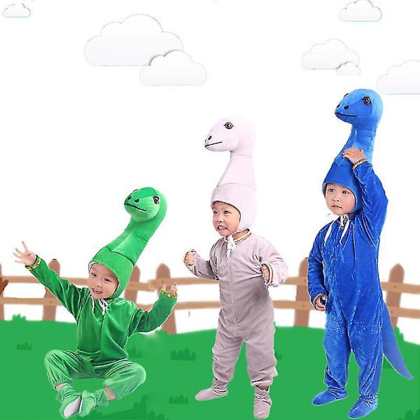 Plysch dinosaurie barndräkt green 100cm