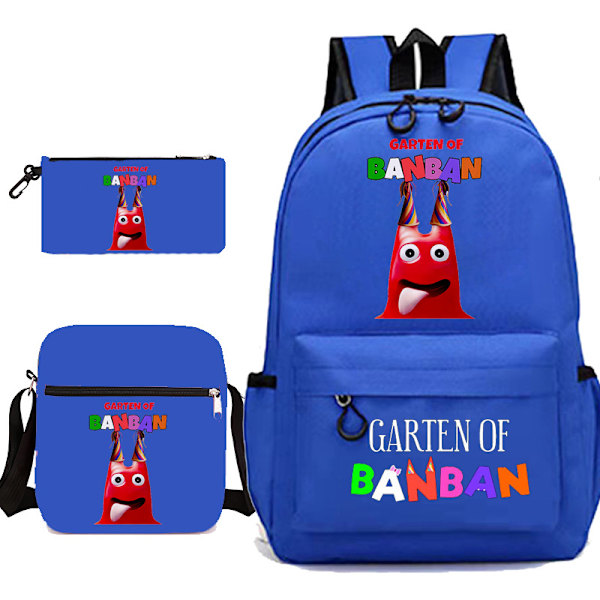 Garten of Banban student ryggsäck Royal Blue Three Piece Set
