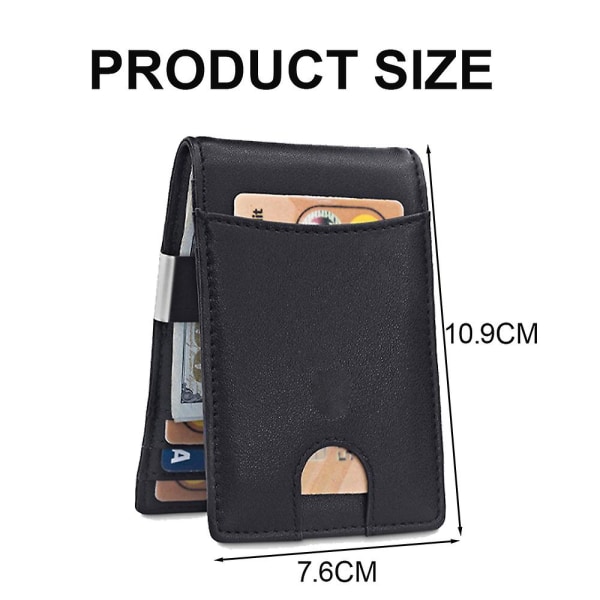 Ultratunn plånbok för män med plånbok, kreditkortshållare för män, korthållare och väska style4