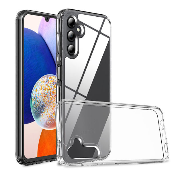 Elegant Choise phone case för Samsung Galaxy A14 5G Stötsäkert mjukt TPU- cover, genomskinligt