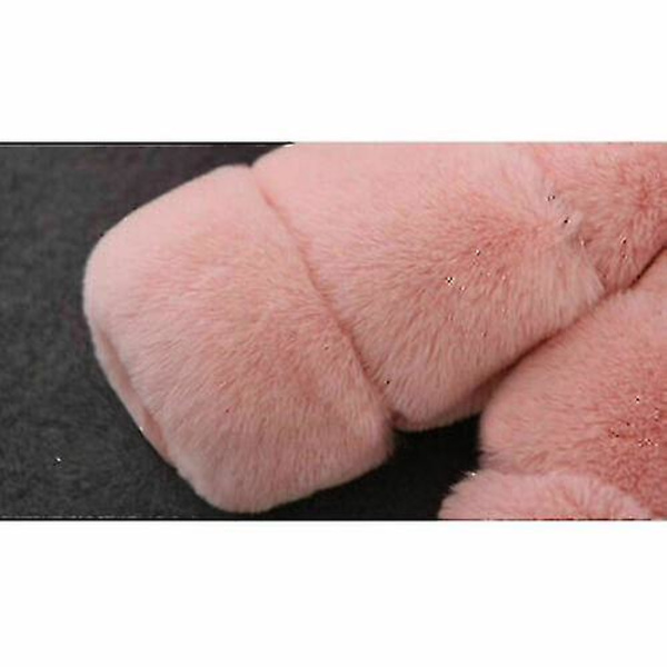 Barn fuskpäls Baby Tjock Parka Girl Warm Coat Jacka Kappa Ytterkläder Barn Pink 140CM