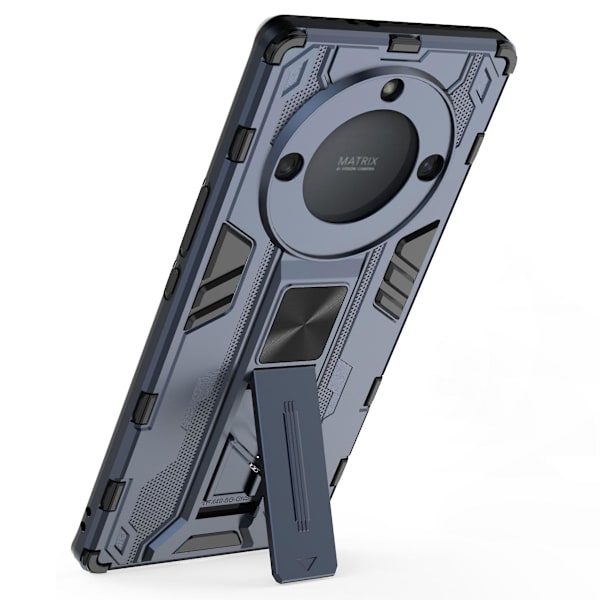 For Honor Magic 5 Lite 5g /x40 5g / X9a 5g Kickstand Phone case Dropsäkert hård PC Mjuk Tpu Hybrid Cover Blue