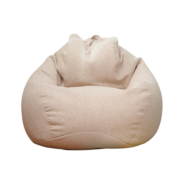 Inomhus utomhus Vuxna Bean Bag Gaming Stol Extra stor Beanbag Cover Khaki 450g