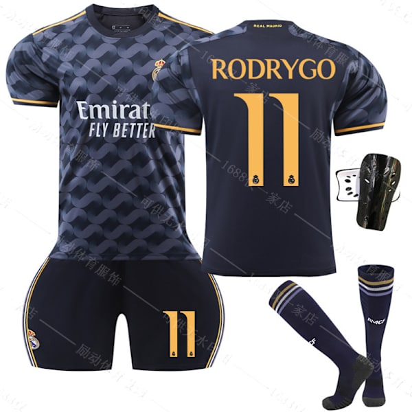 2324 Ny Real Madrid bortaställ 5 Bellingham fotbollströja för barn och vuxna as the picture #16