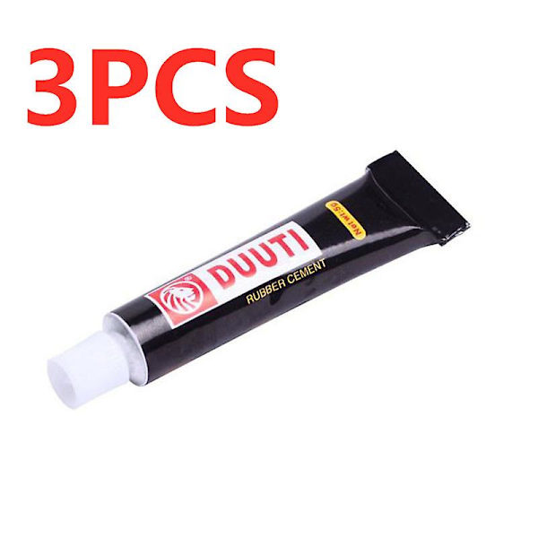 Cykelreparation av platt däck Gummilapp limspak Set Mountainbike Cykelreparationsverktyg Däckfix Reparationssats Mender Cykeldelar 3pcs -