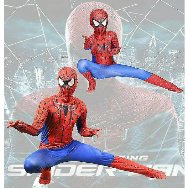 Spiderman kostym för barn Red spiderman 5-6 Years