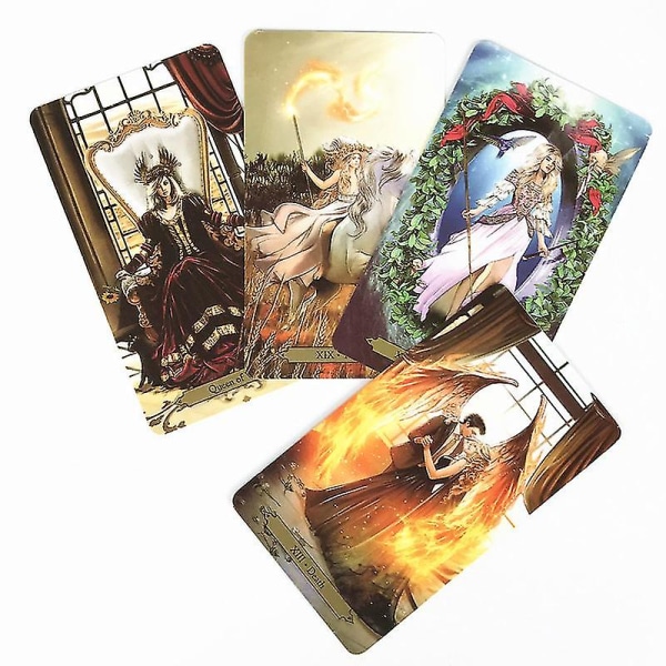2020 High Quality New Wizards Tarot Card Deck Based Deck Engelsk version Spela spel Toy Divination Fortune Game44st Ts80 null none