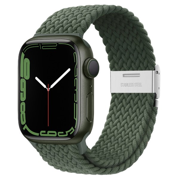 Lämplig för apple watch band Mörk olivgrön #42/44/45mm