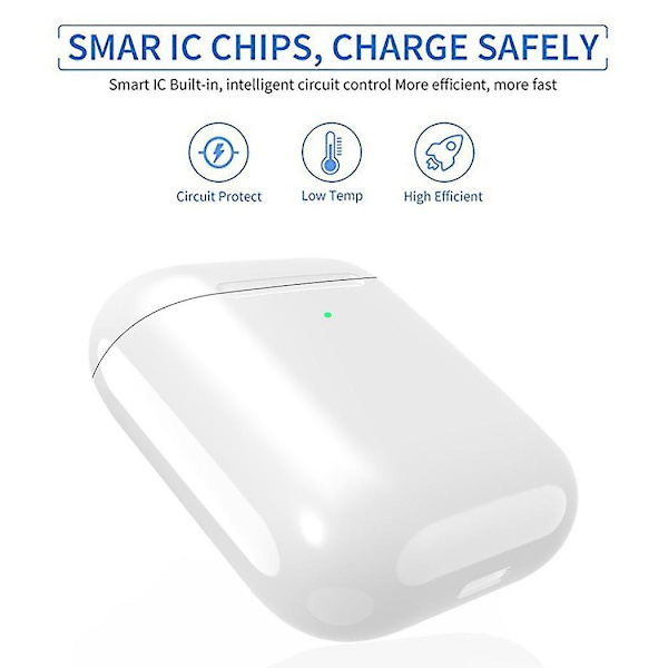 För trådlös laddning Laddare Cover Case Box Ersättning för Airpods null none