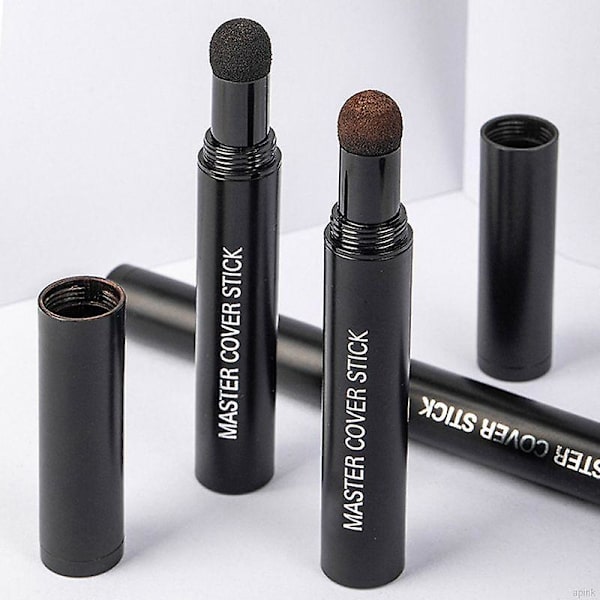 Master Cover Stick direkt Hårskugga Hårlinje Pulver Hårlinjepenna Hairline Concealer Penna Gray-black