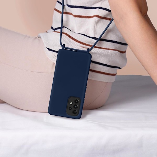 Samsung Galaxy A33 5G Halvstyvt case på 80 cm Blue