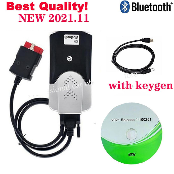 Ny Vci Vd Tcs Cdp Bluetooth USB 2021.11 Keygen för Delphis Vd Ds150e Cdp Reparation Obd2 Scanner Bilar Diagnostikverktyg