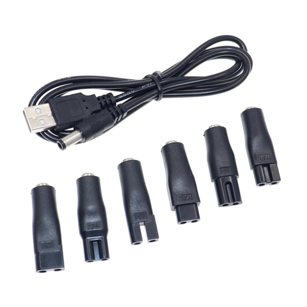 Dc5,5x2,1mm hankontakt till C8-honkontakt Power With a USB line
