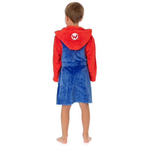 Super Mario Barn/Barn Dräkt Morgonrock Red/Blue 9-10 Years